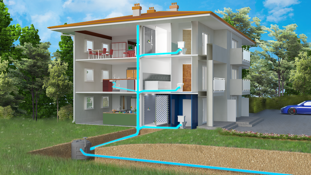 строительство напорной канализации